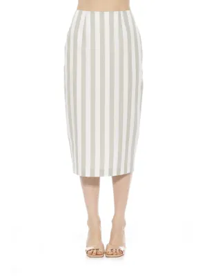 Jacki Stripe Skirt