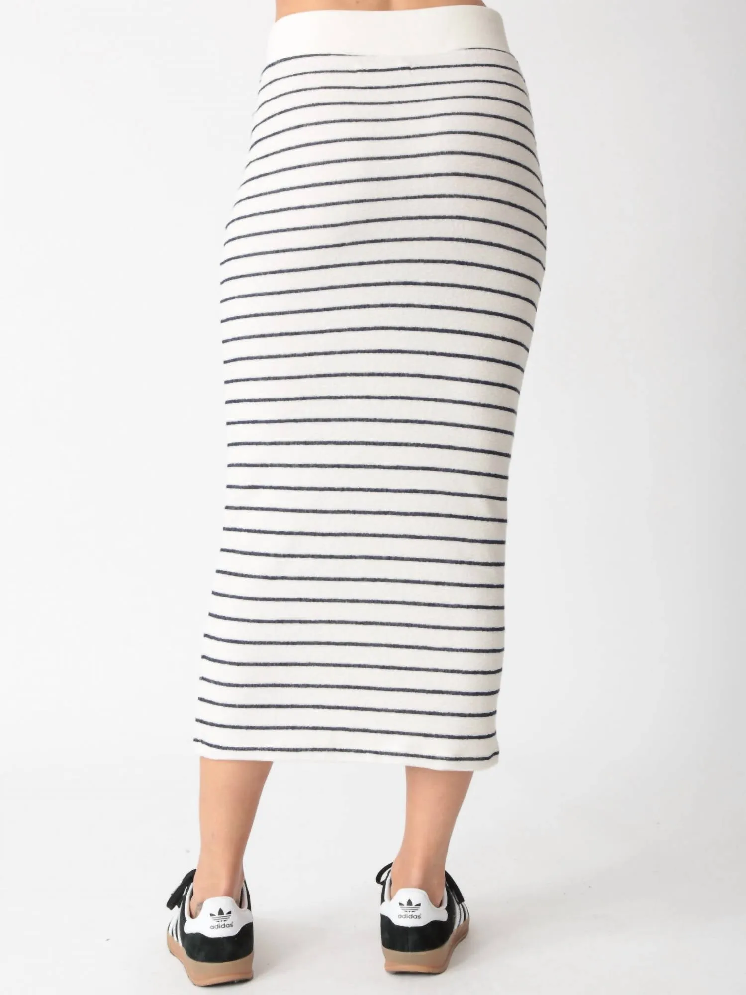 Jasmine Skirt In Ivory/indigo