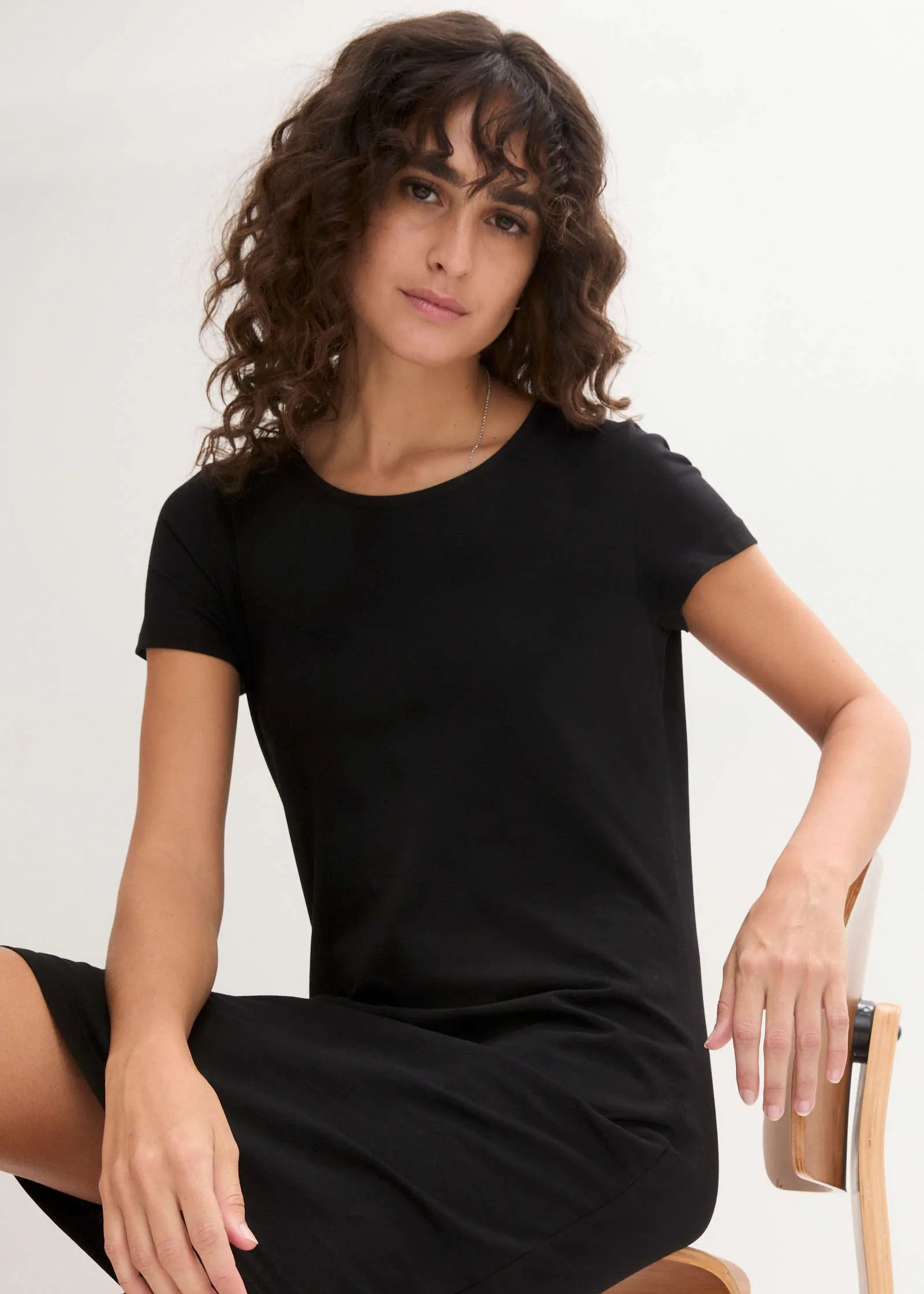 Jersey Mini Dress - Black