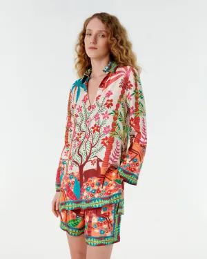Jia Tunic in Louis Barthlemy Print