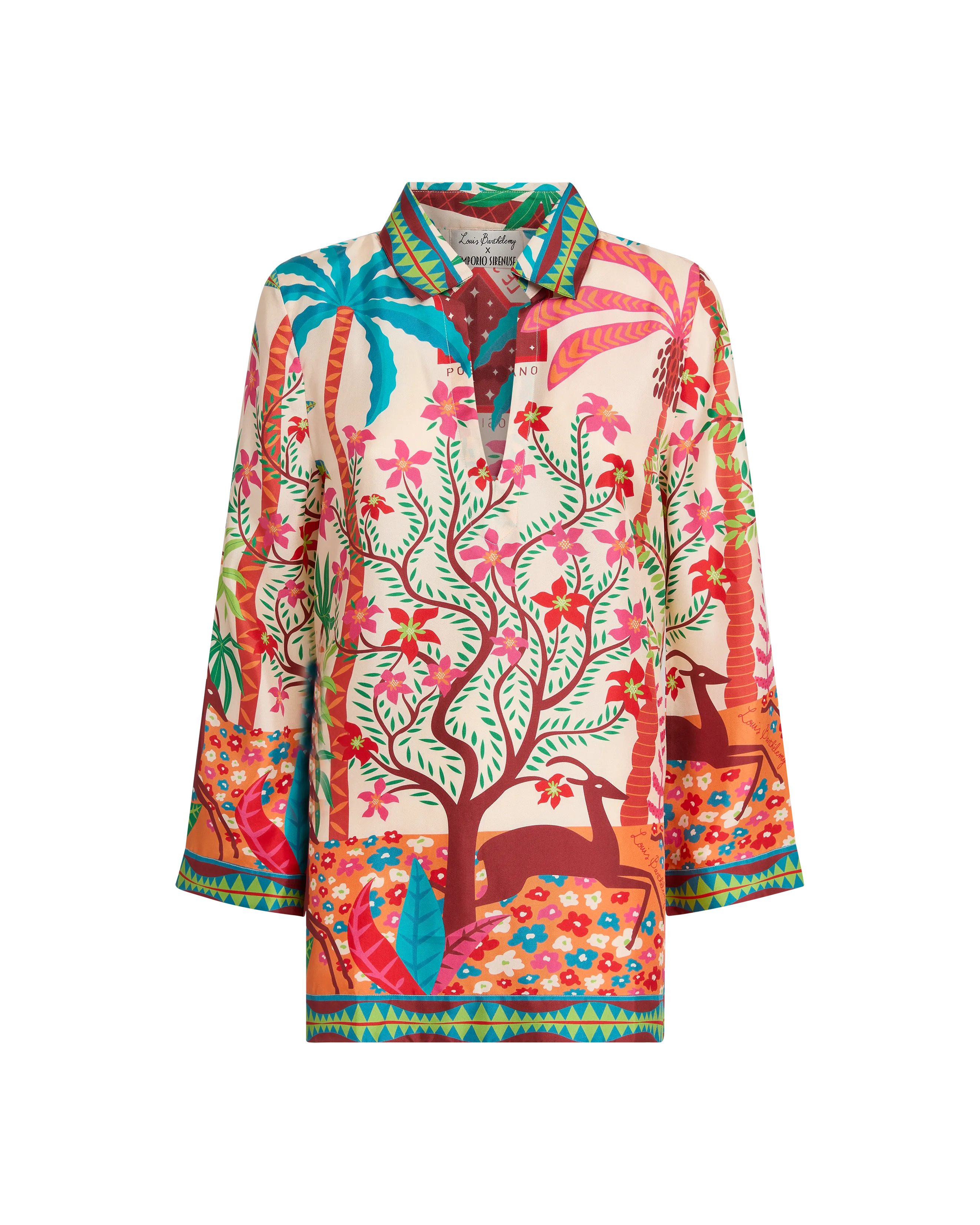 Jia Tunic in Louis Barthlemy Print