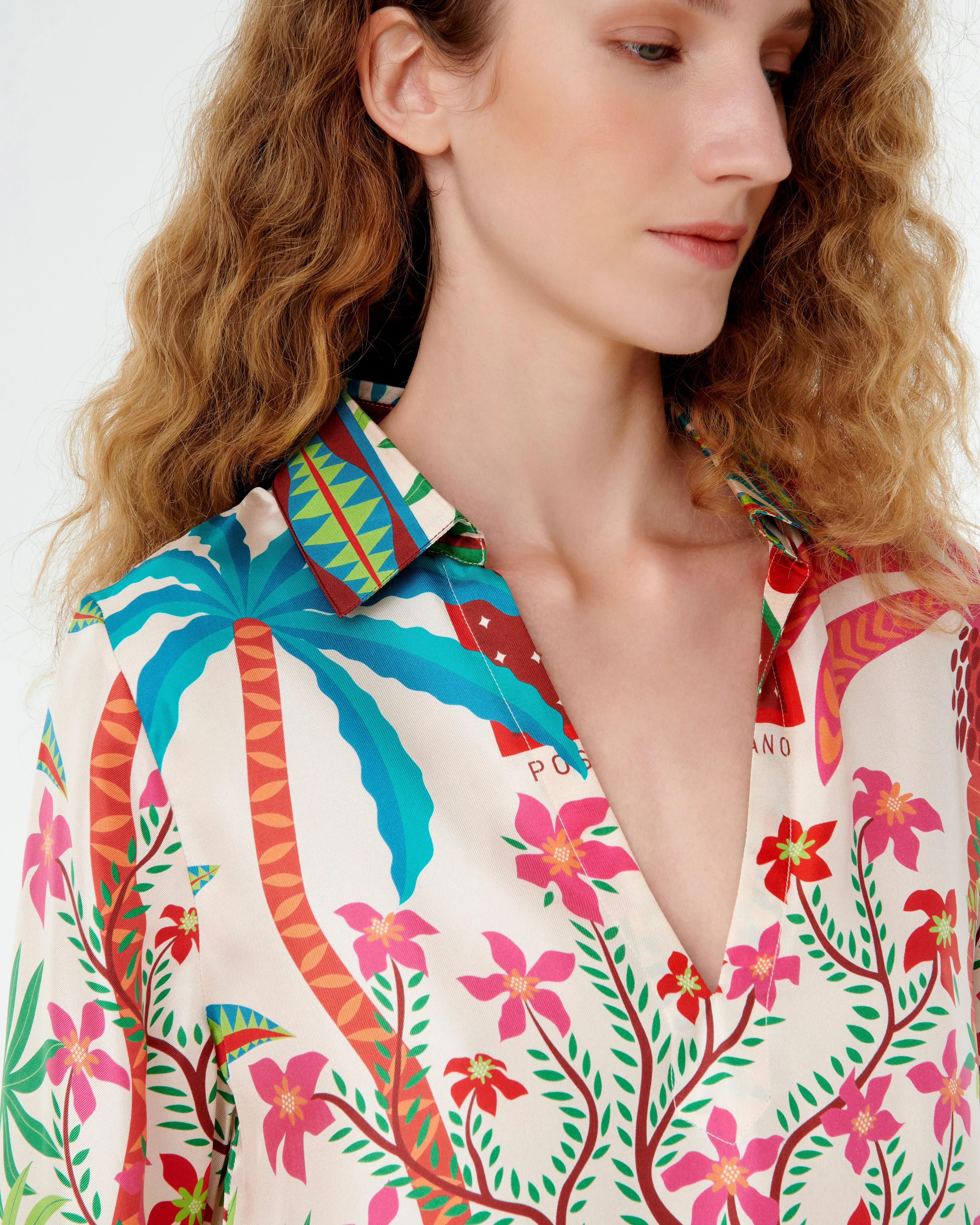 Jia Tunic in Louis Barthlemy Print