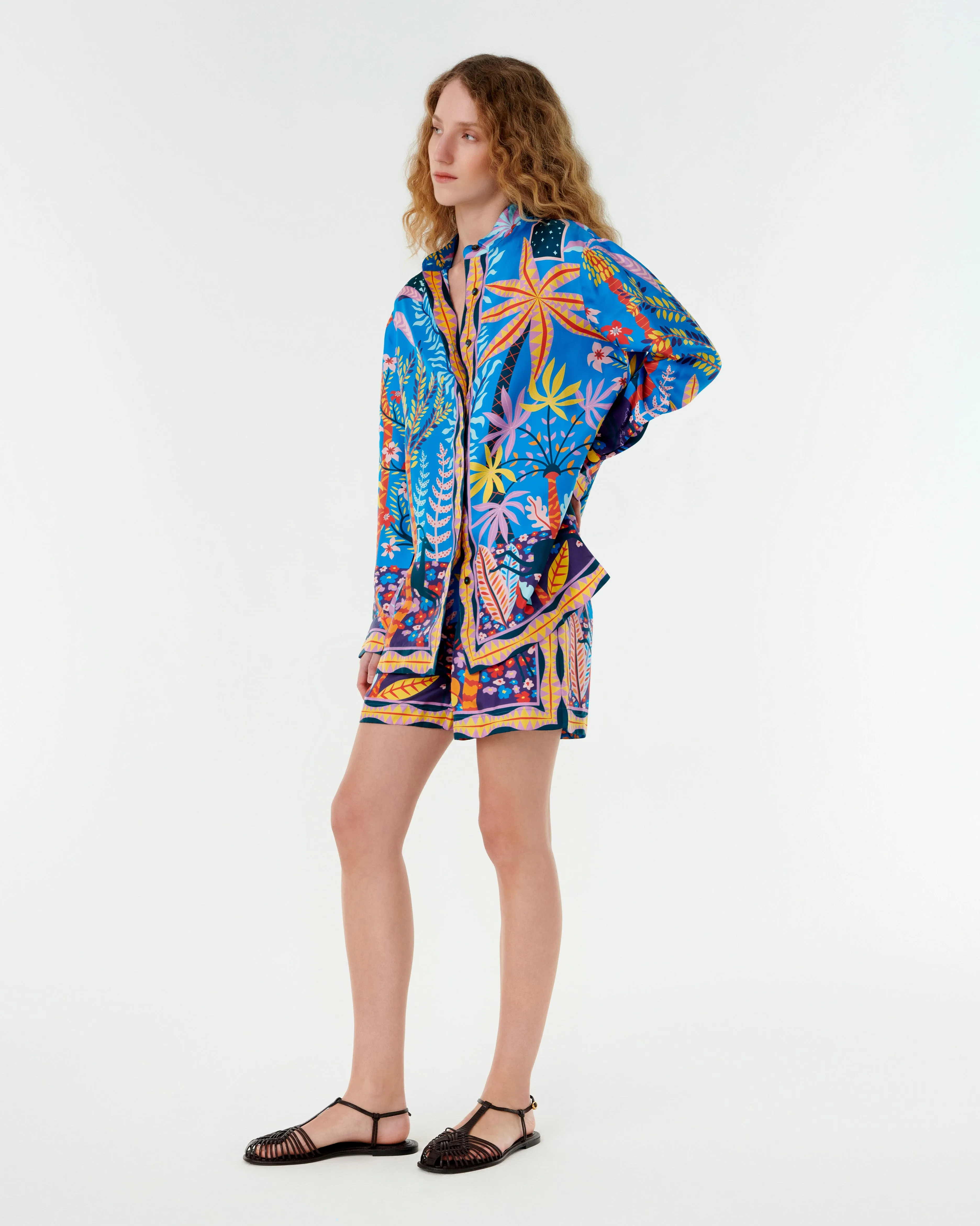 Kelsy Shirt in Louis Barthlemy Print