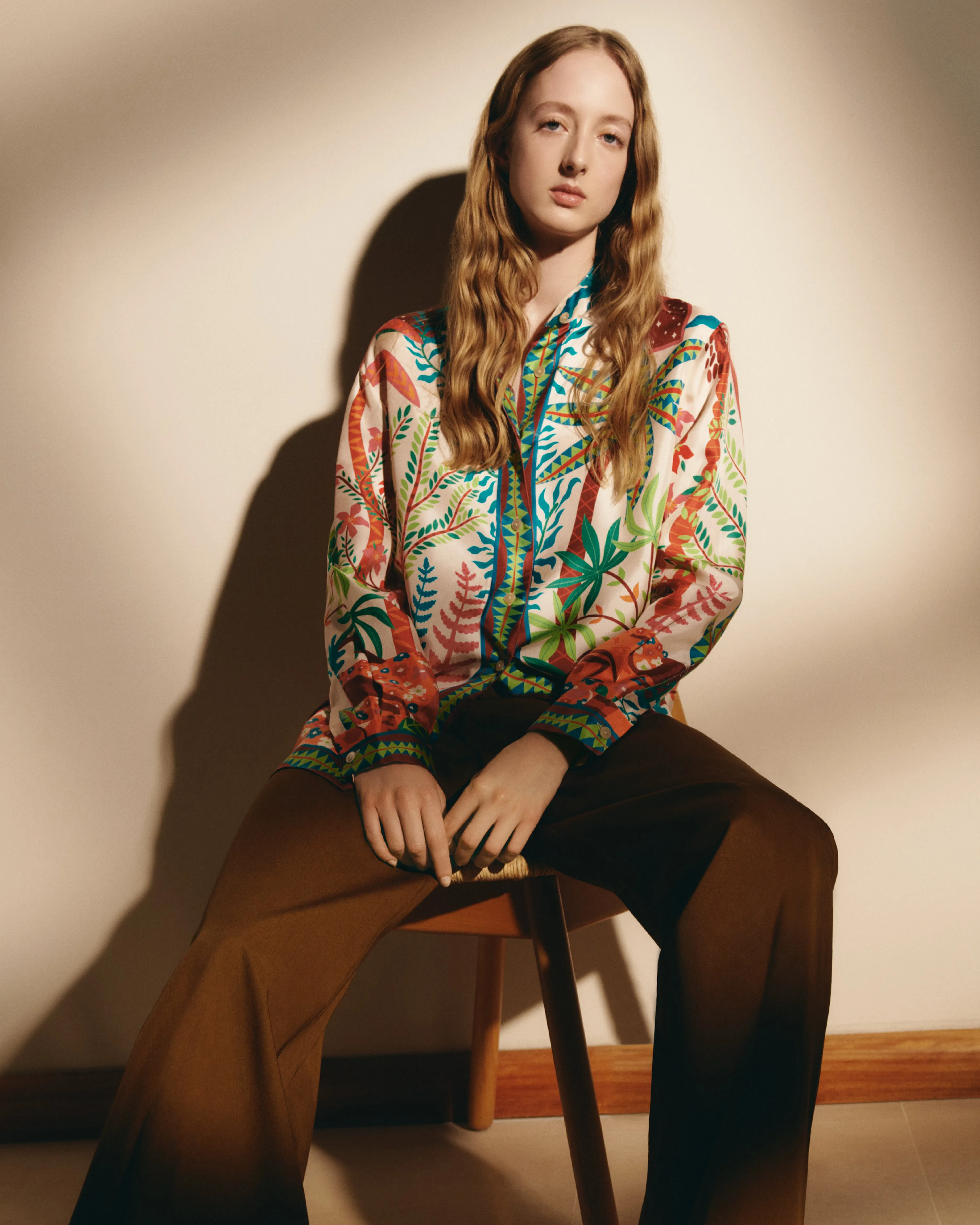Kelsy Shirt in Louis Barthlemy Print