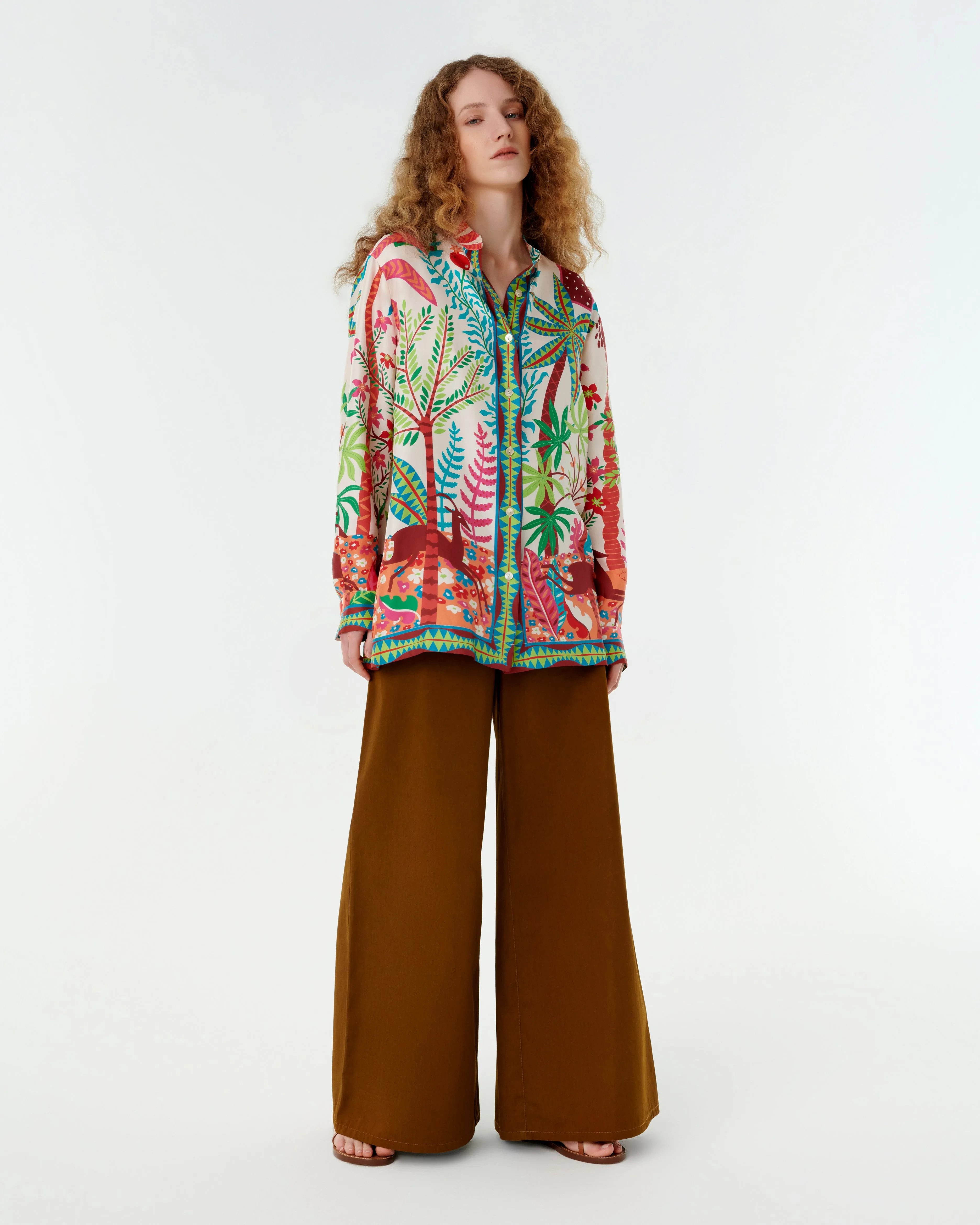 Kelsy Shirt in Louis Barthlemy Print