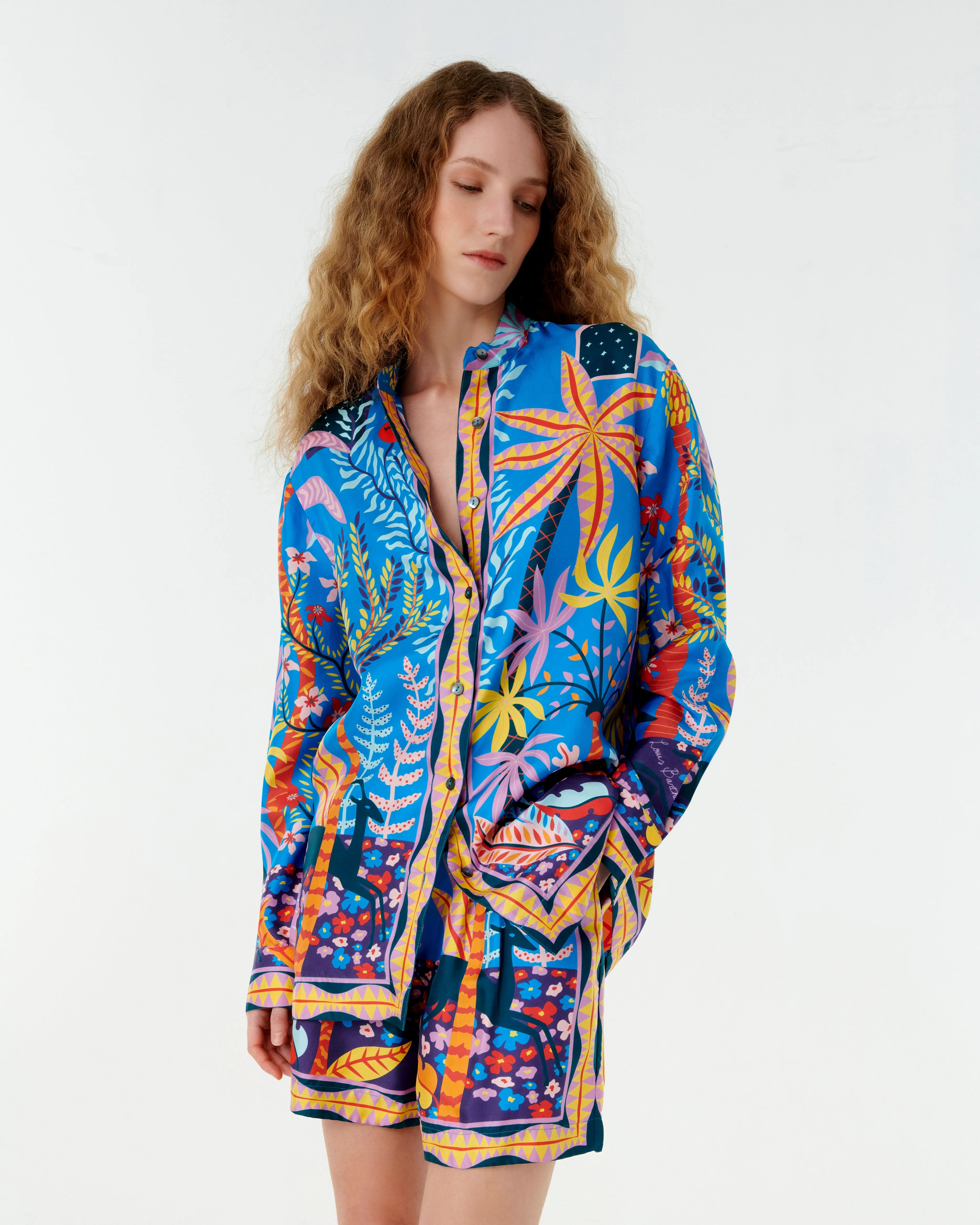 Kelsy Shirt in Louis Barthlemy Print