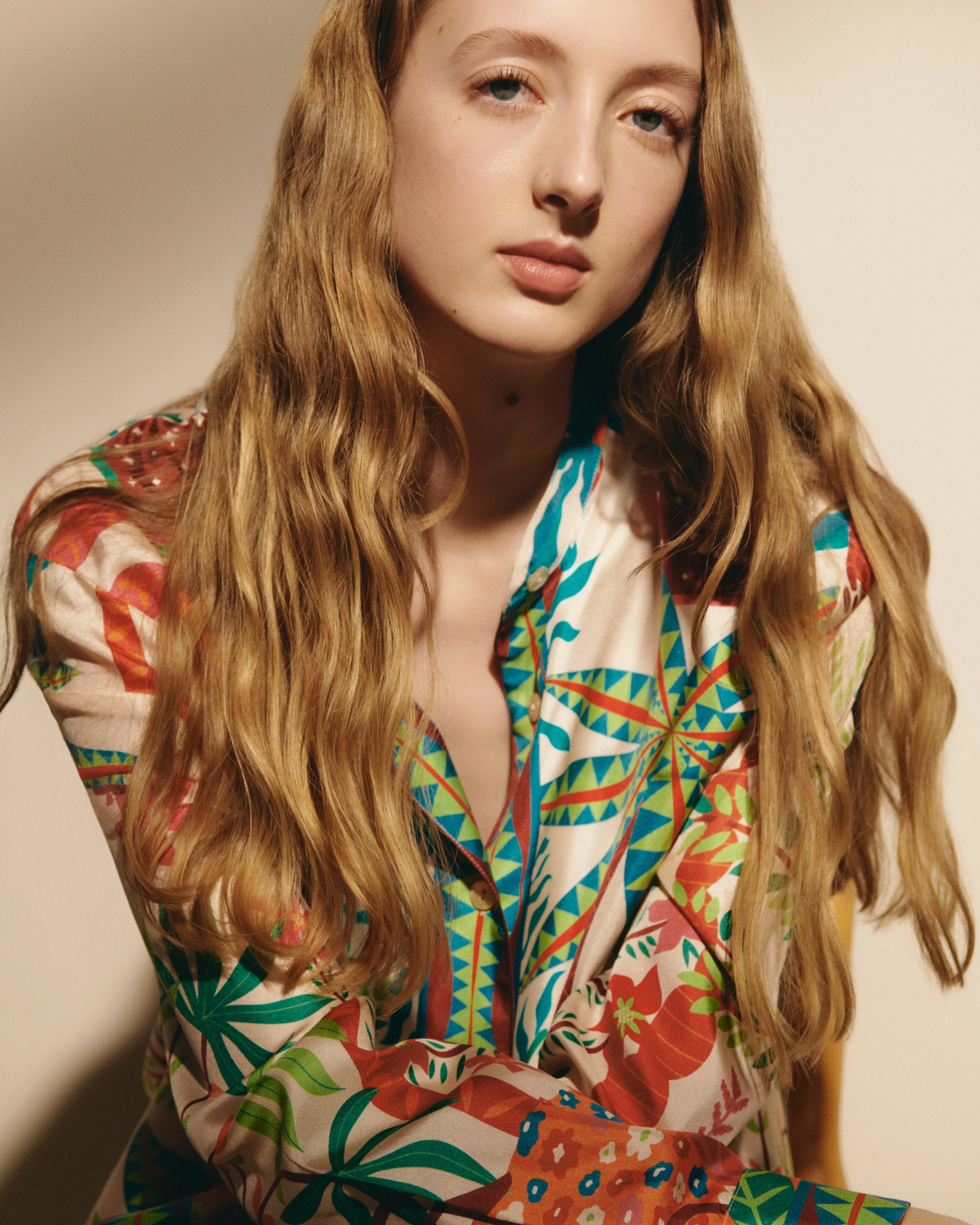 Kelsy Shirt in Louis Barthlemy Print