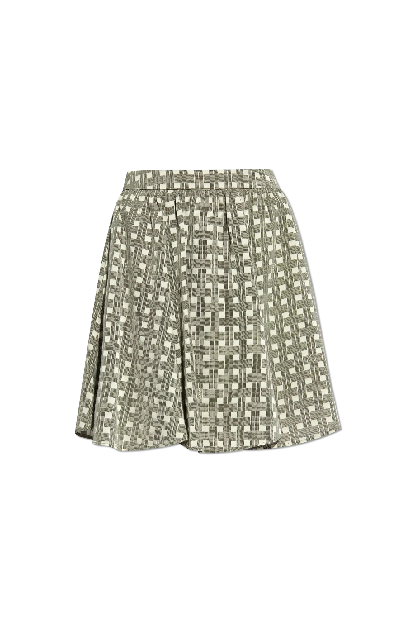 Kenzo Plaid Pattern Skirt