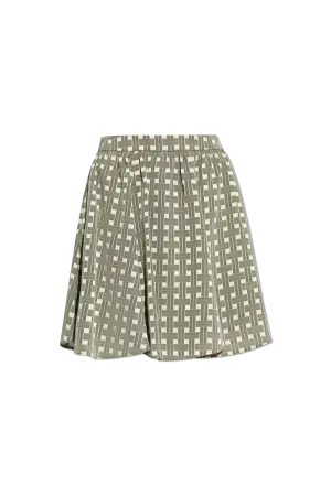 Kenzo Plaid Pattern Skirt