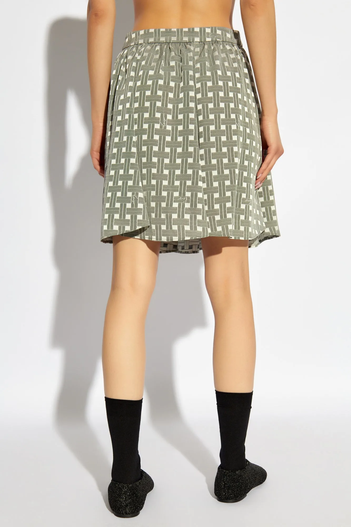 Kenzo Plaid Pattern Skirt