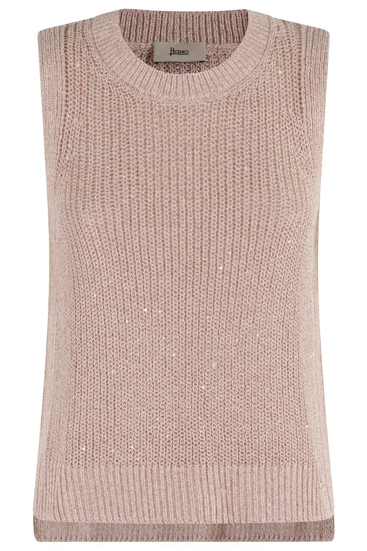 Knitted Top With Side Openings