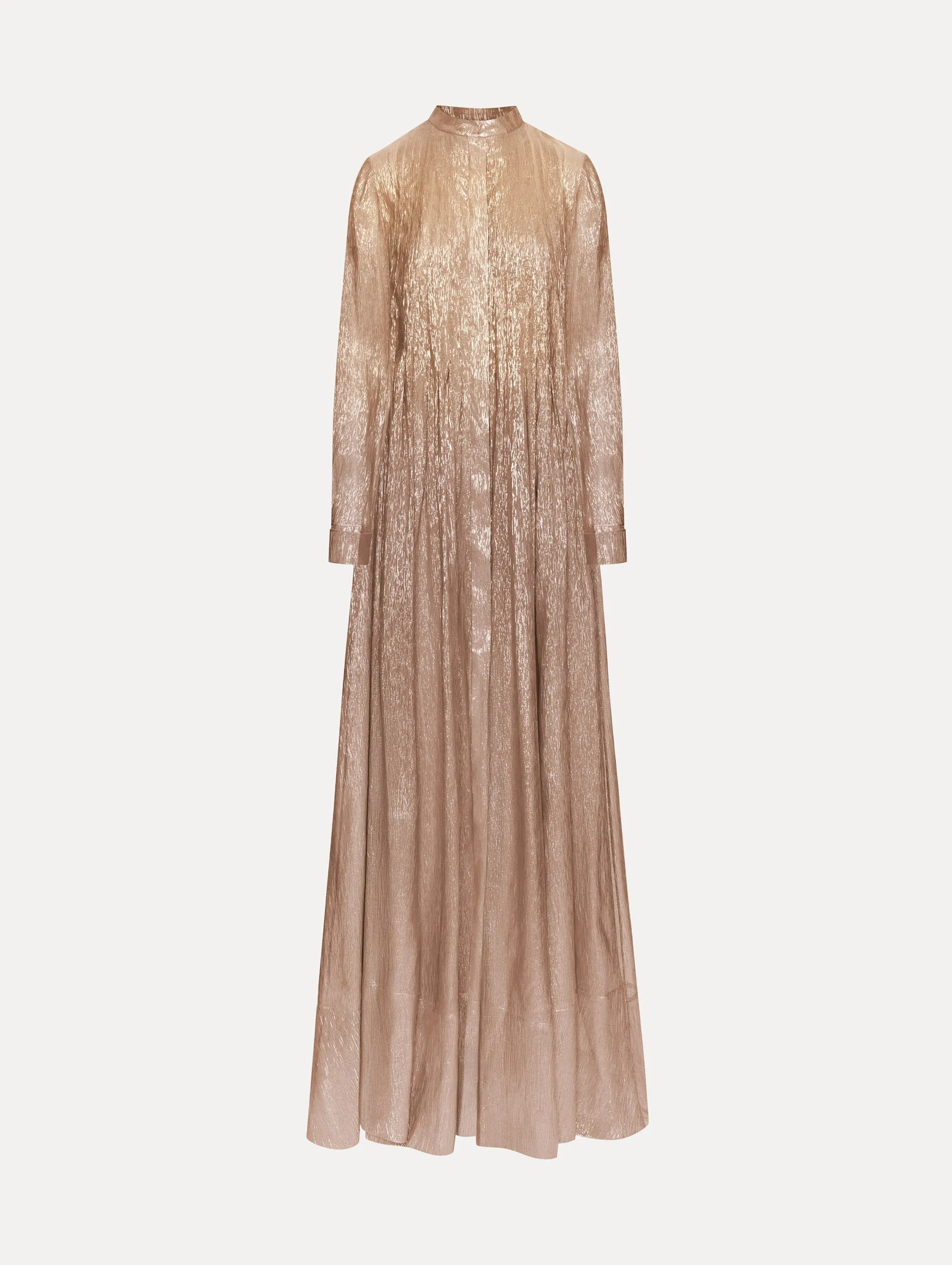 Lam Mousseline Pleated Caftan