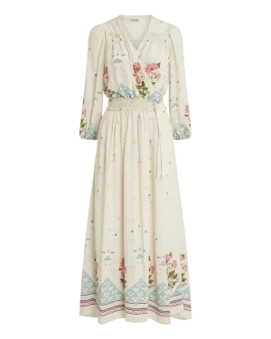 Lavinia Dress in Indian Rose Print