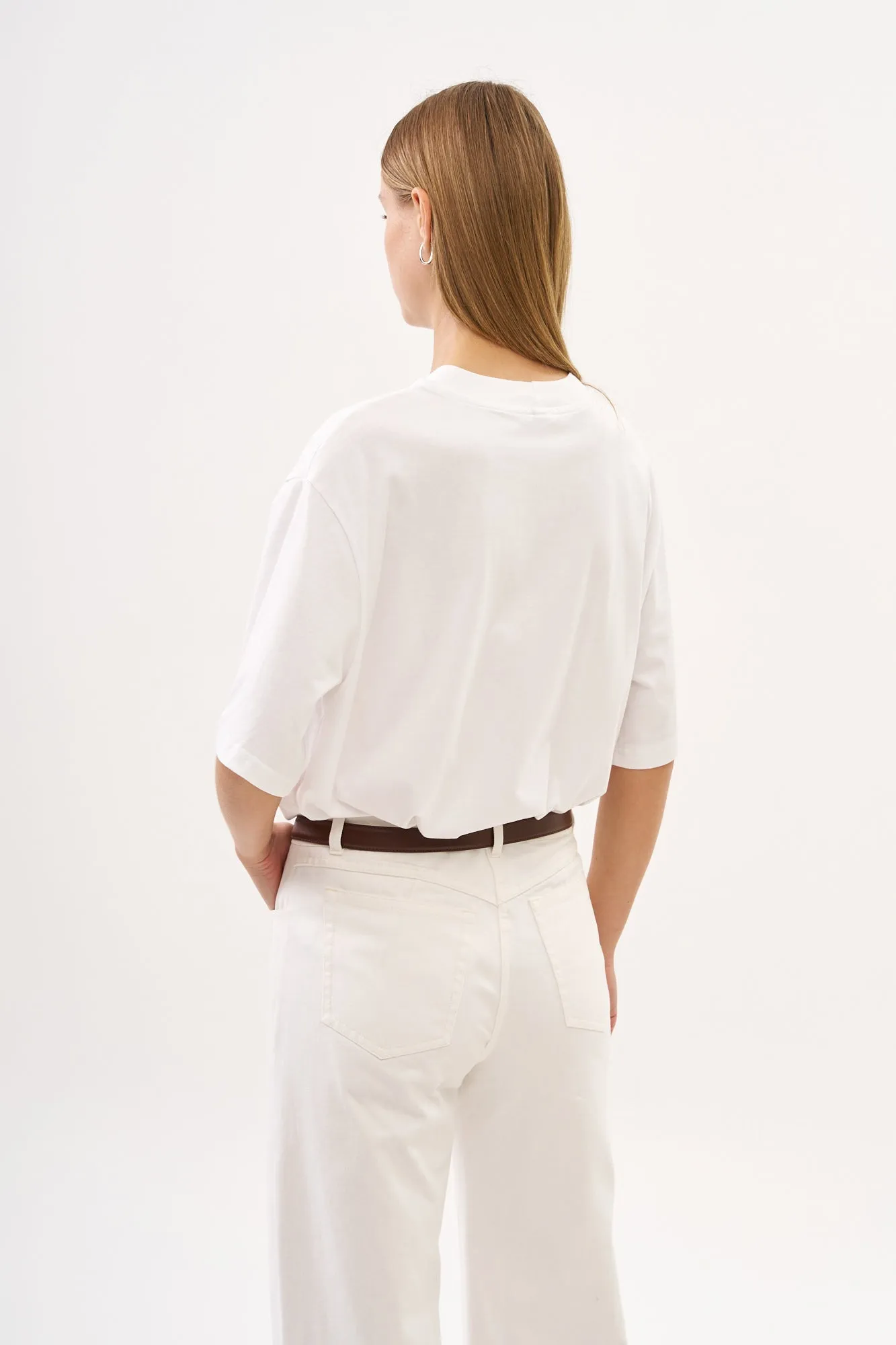 Le Club Sketch Oversized T White