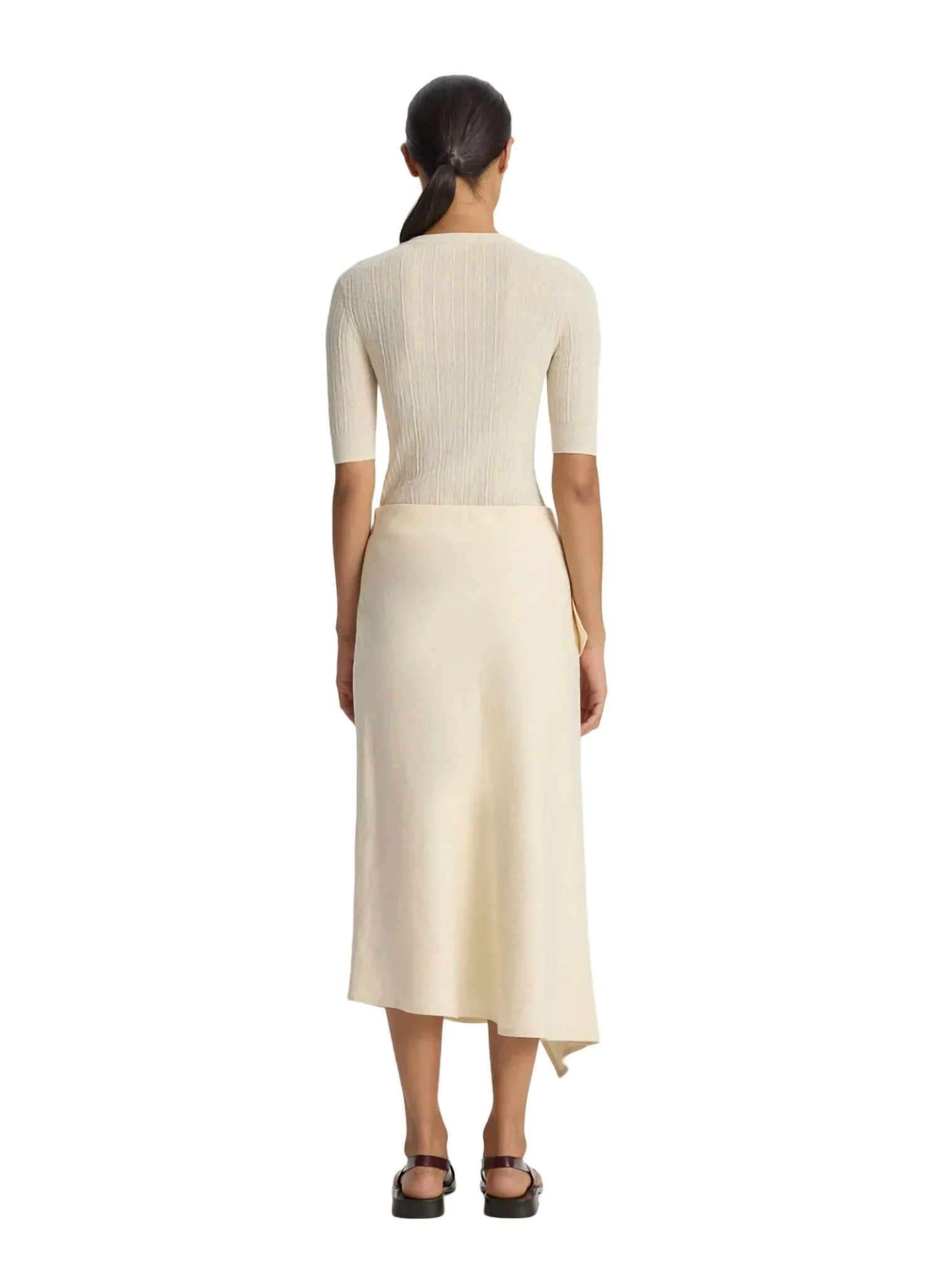 Lia Midi Skirt In Apri