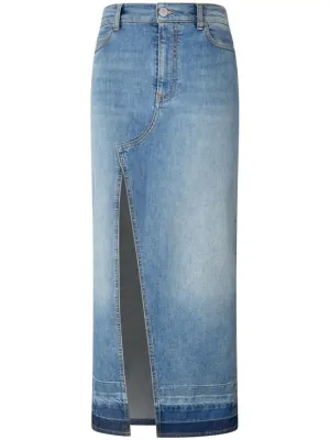 Light Blue Denim Skirt