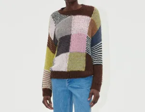Long Sleeve Jumper In Multi Check