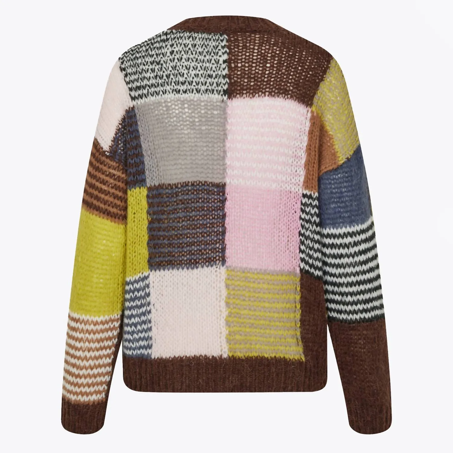 Long Sleeve Jumper In Multi Check