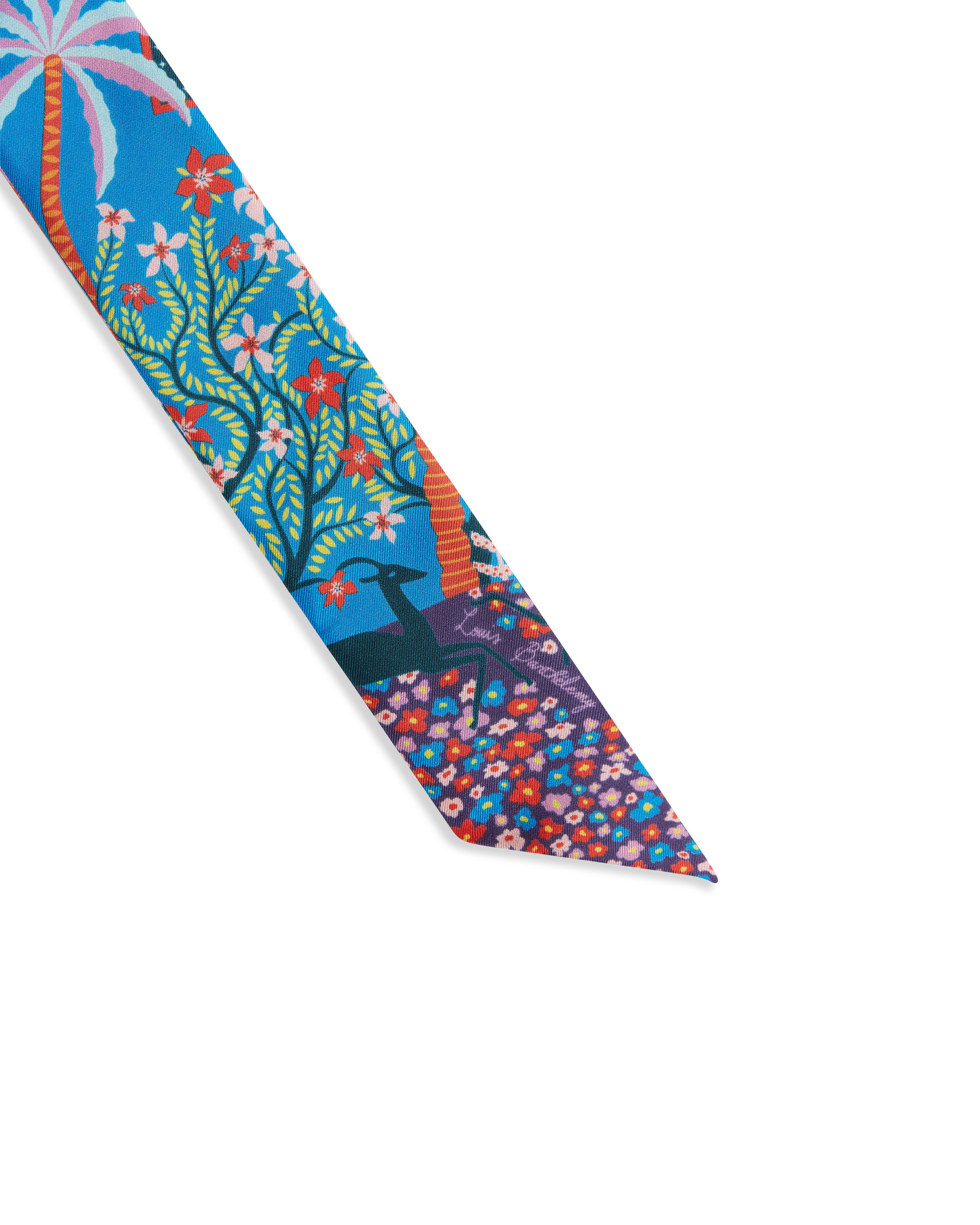 Long Twilly Scarf in Louis Barthlemy Print