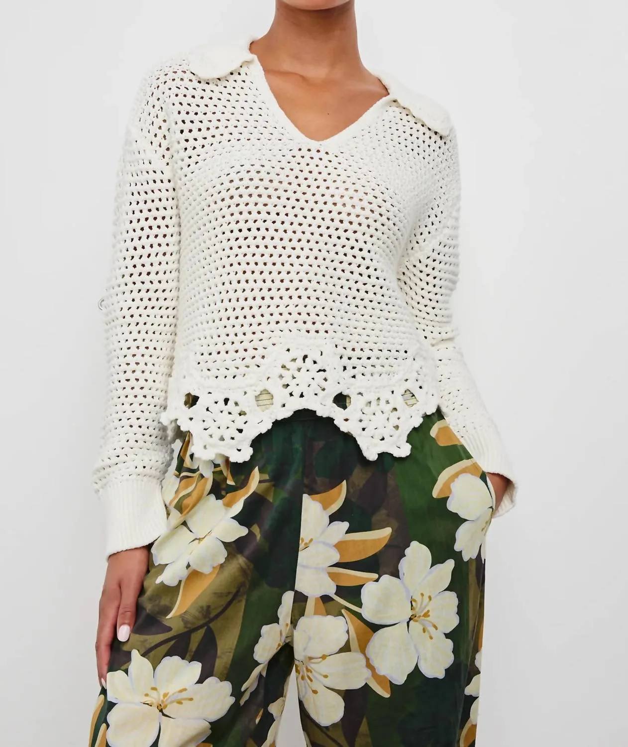 Louise Sweater In Ivory
