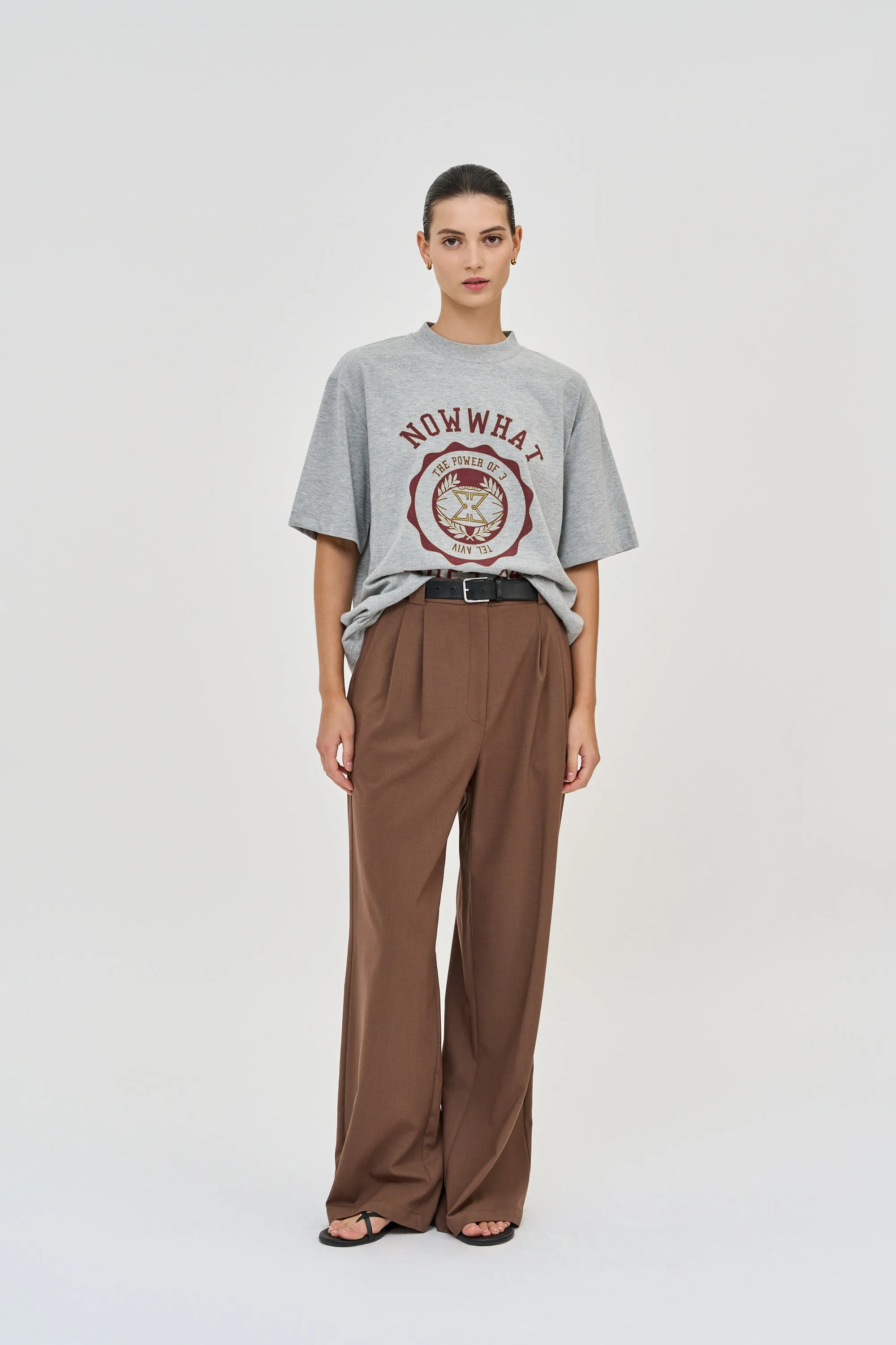 Luca Tailored Pants Light Brown