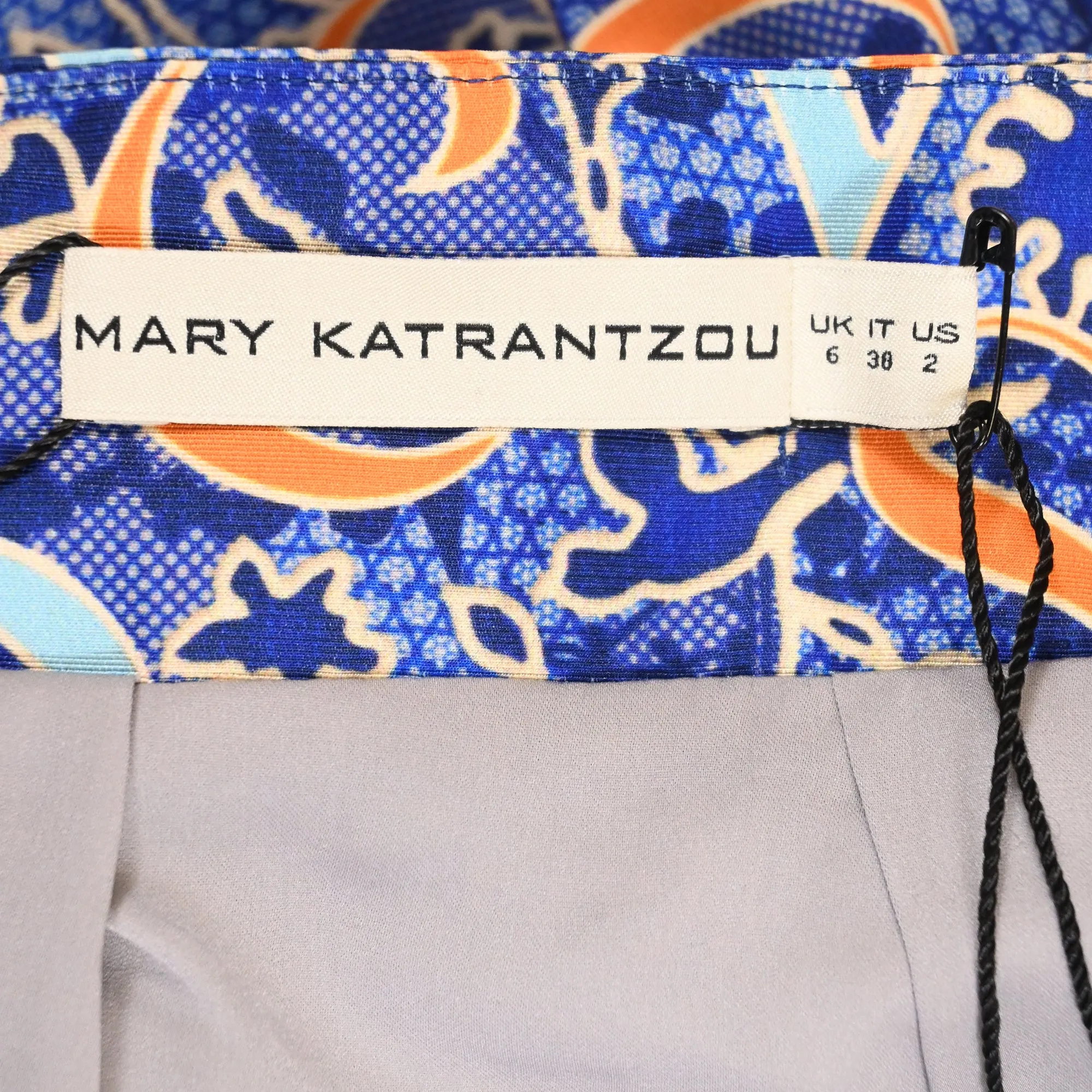 Mary Katrantzou Printed Mini Flared Skirt in Multicolor Viscose