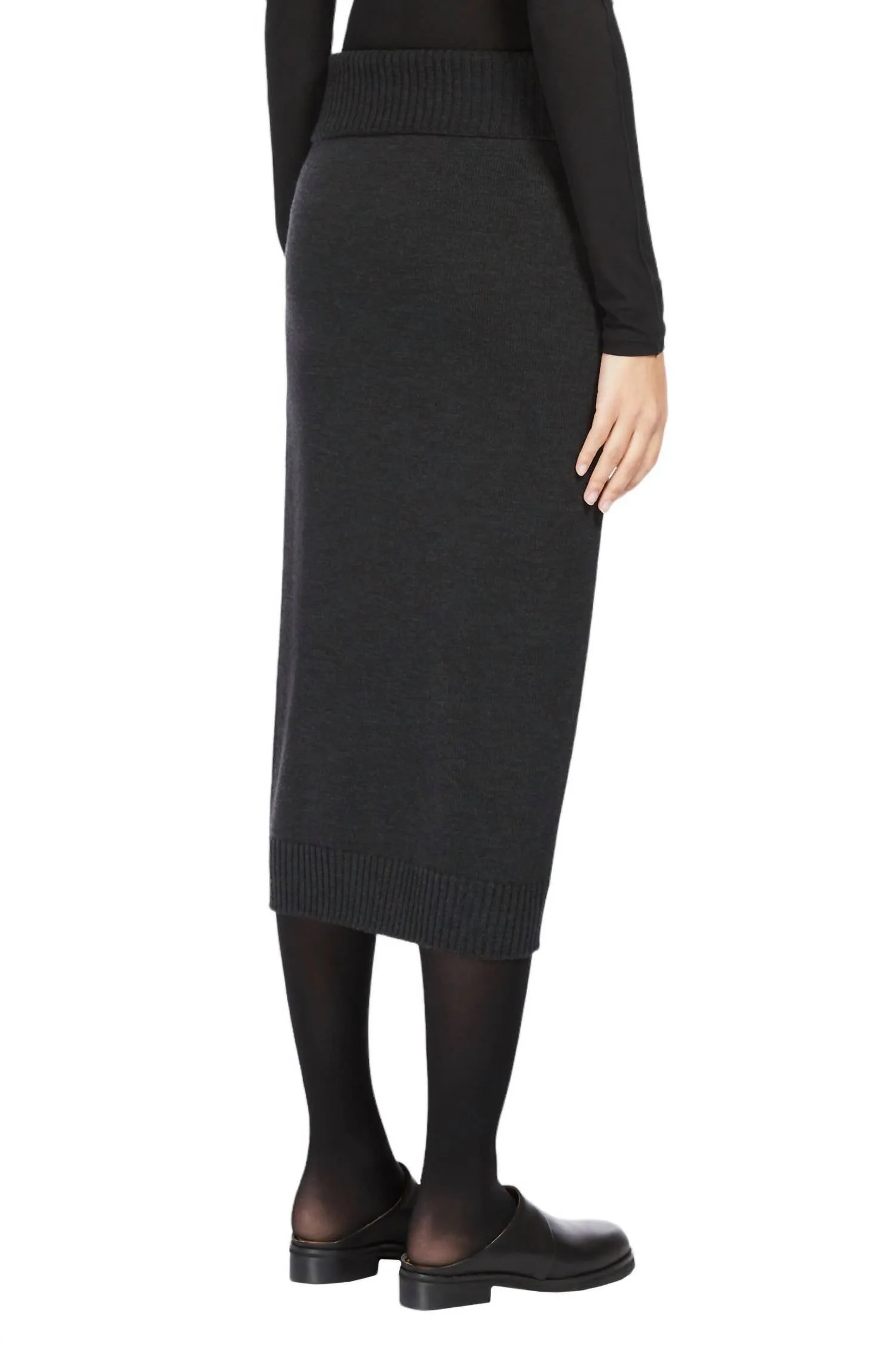 Melk Knit Skirt In Black