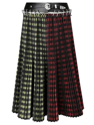 Midi Pleated Skirt