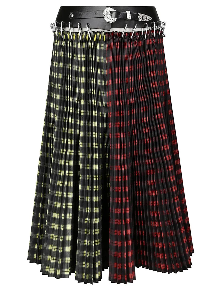 Midi Pleated Skirt