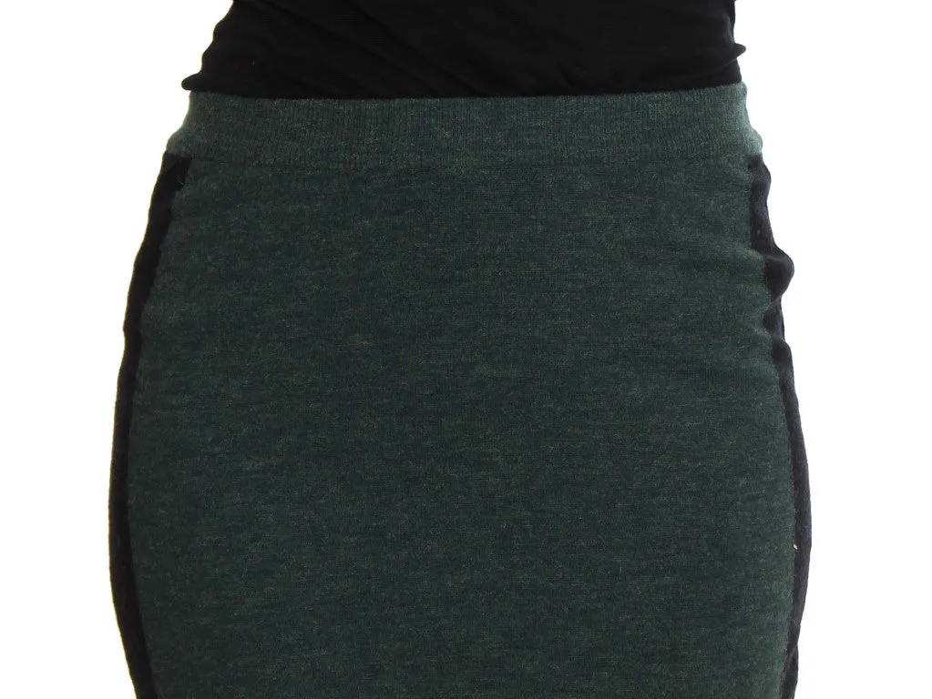 MILA SCHN  Wool Blend Pencil Women's Skirt