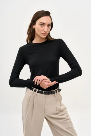 Mili Tencel Silk Top Black
