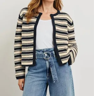 Nelly Cardigan In Navy // Oat