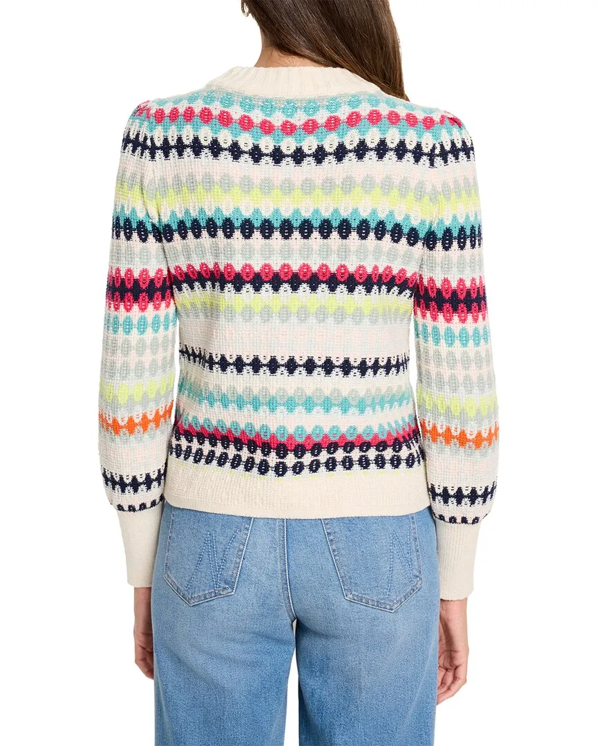 NIC   ZOE Pattern Waffle Stitch Sweater