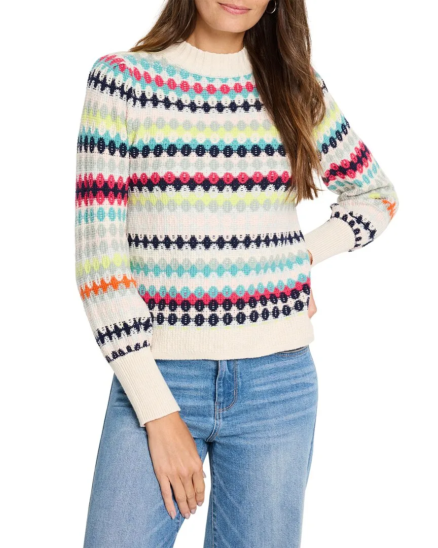 NIC   ZOE Pattern Waffle Stitch Sweater