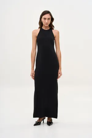 Nicki Maxi Dress Crepe Black