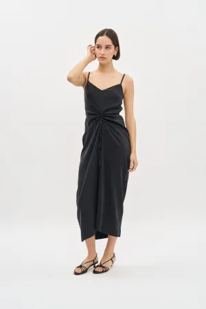 Nina Dress Cupro Black