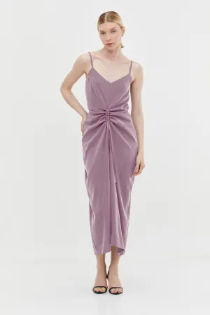 Nina Dress Cupro purple