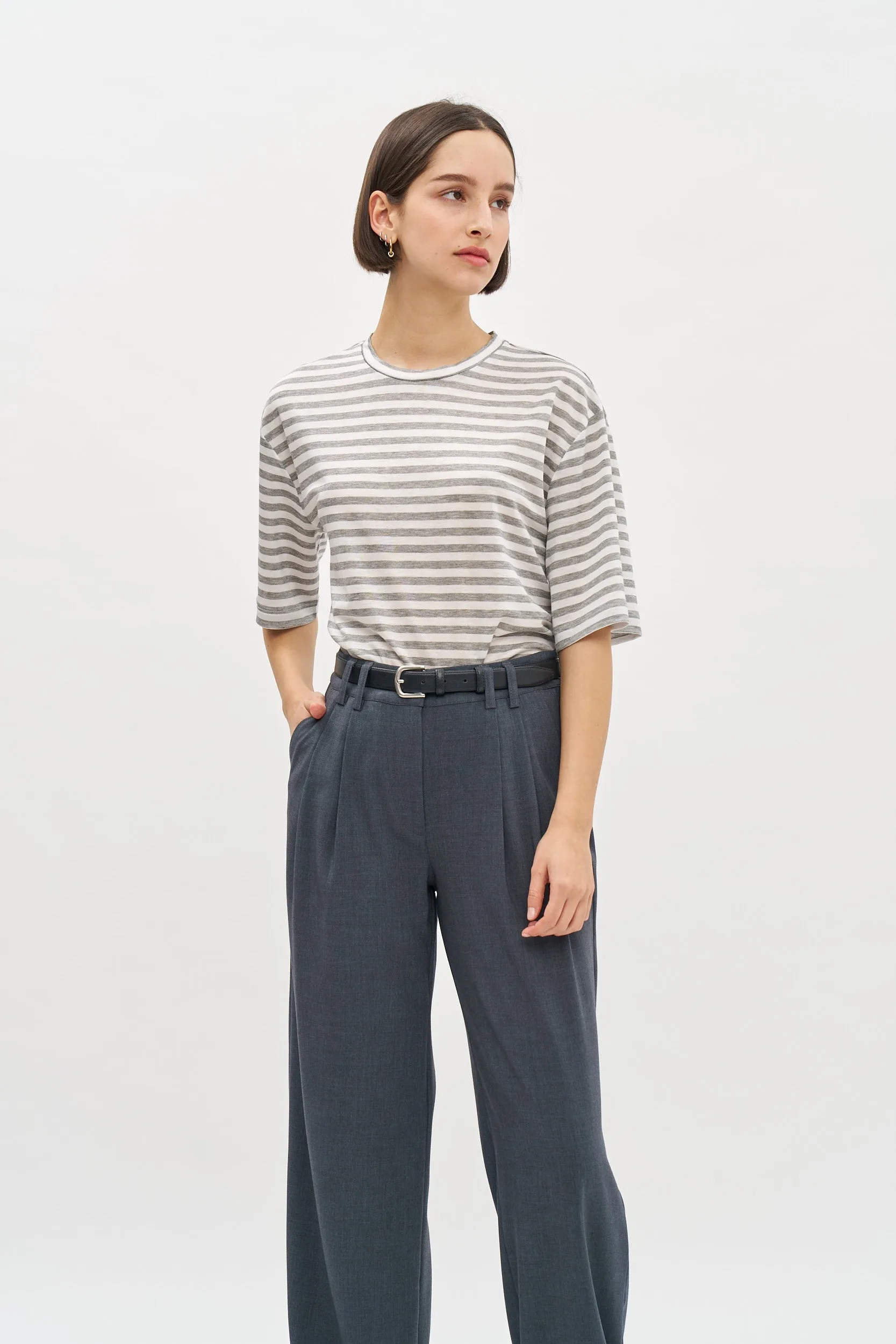 Noah Tailored Pants Grey