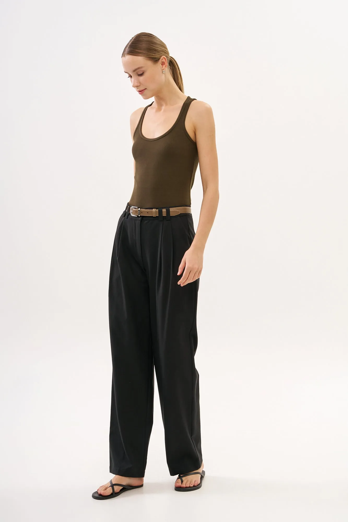 Noah Tencel Pants Black