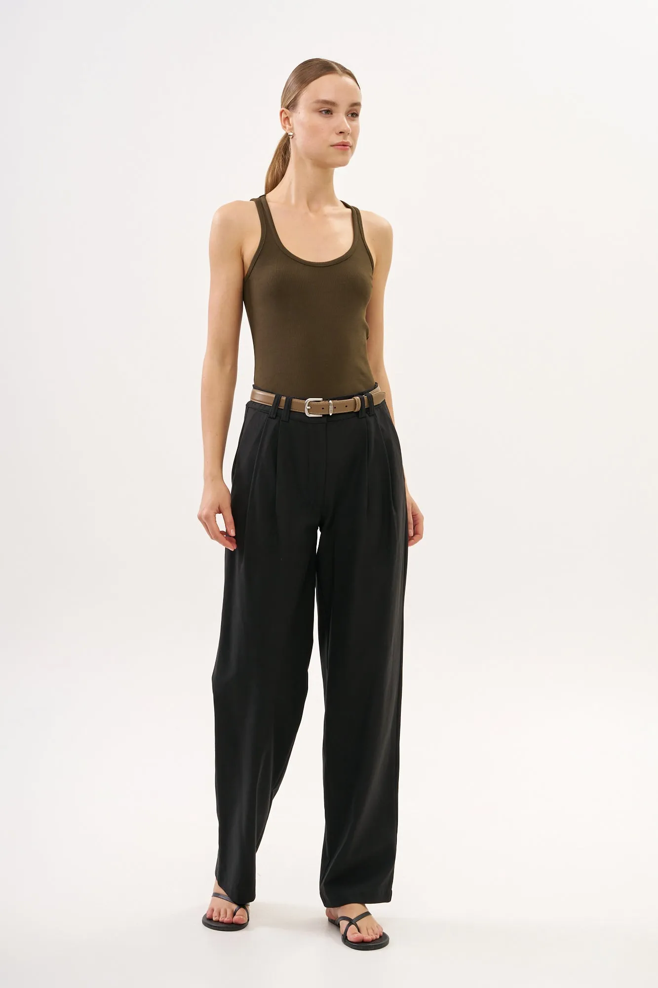 Noah Tencel Pants Black