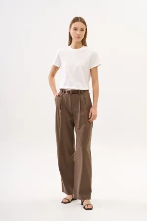 Noah Tencel Pants  Dusty Brown