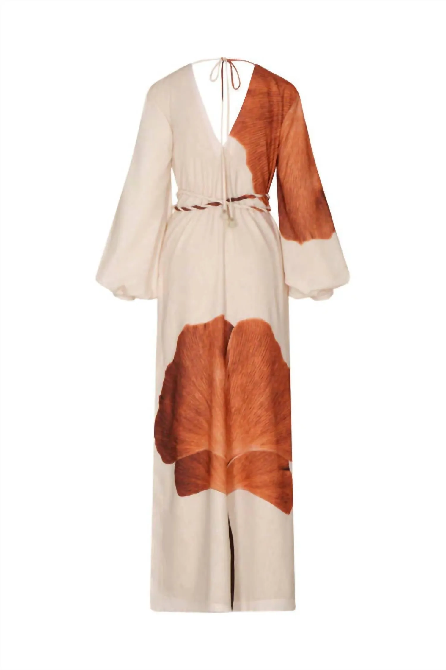 Odisea Caribea Dress In Orange Gingko