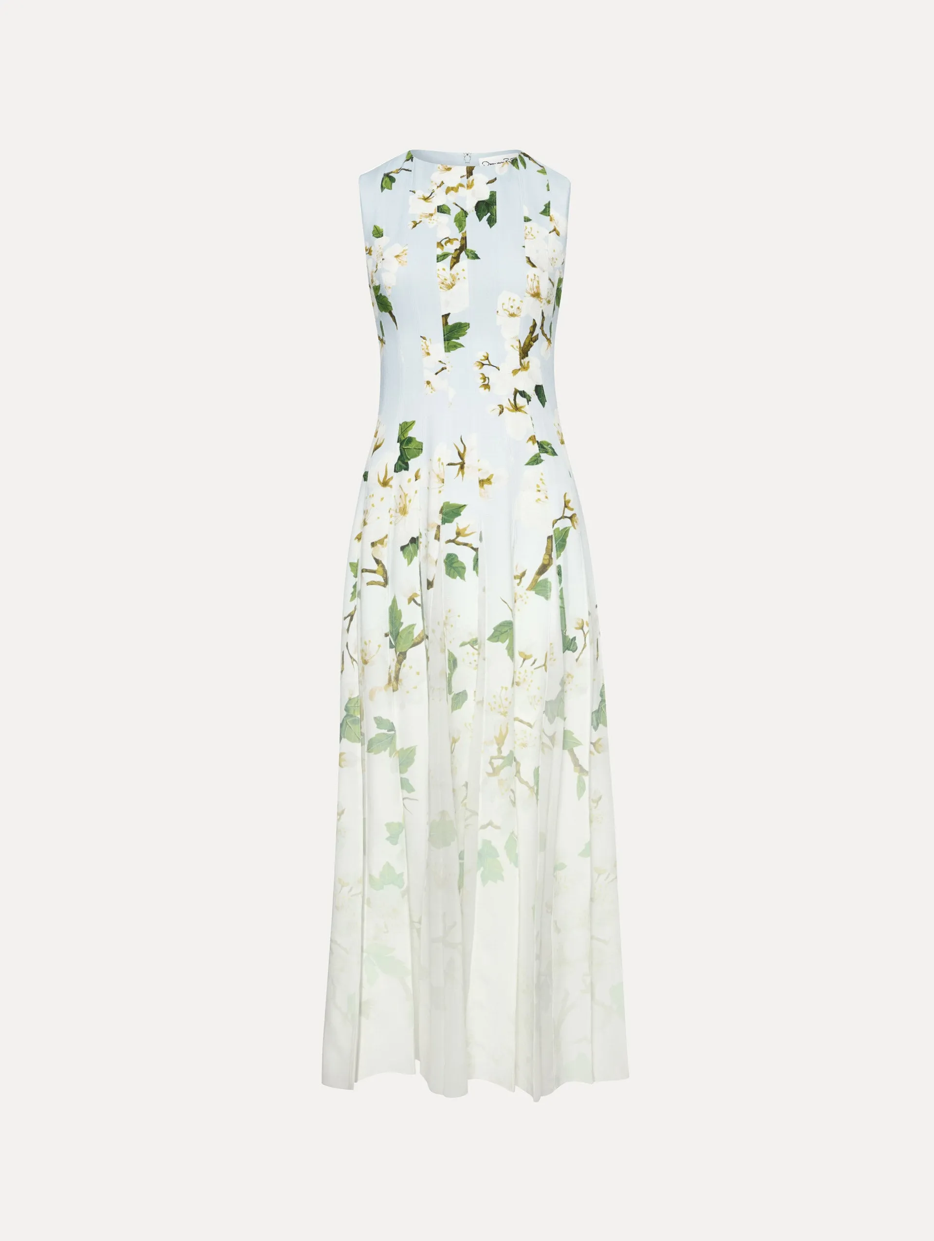 Ombr Cherry Blossom Cady Inset Dress