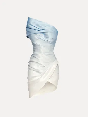 Ombr Lam Cocktail Dress
