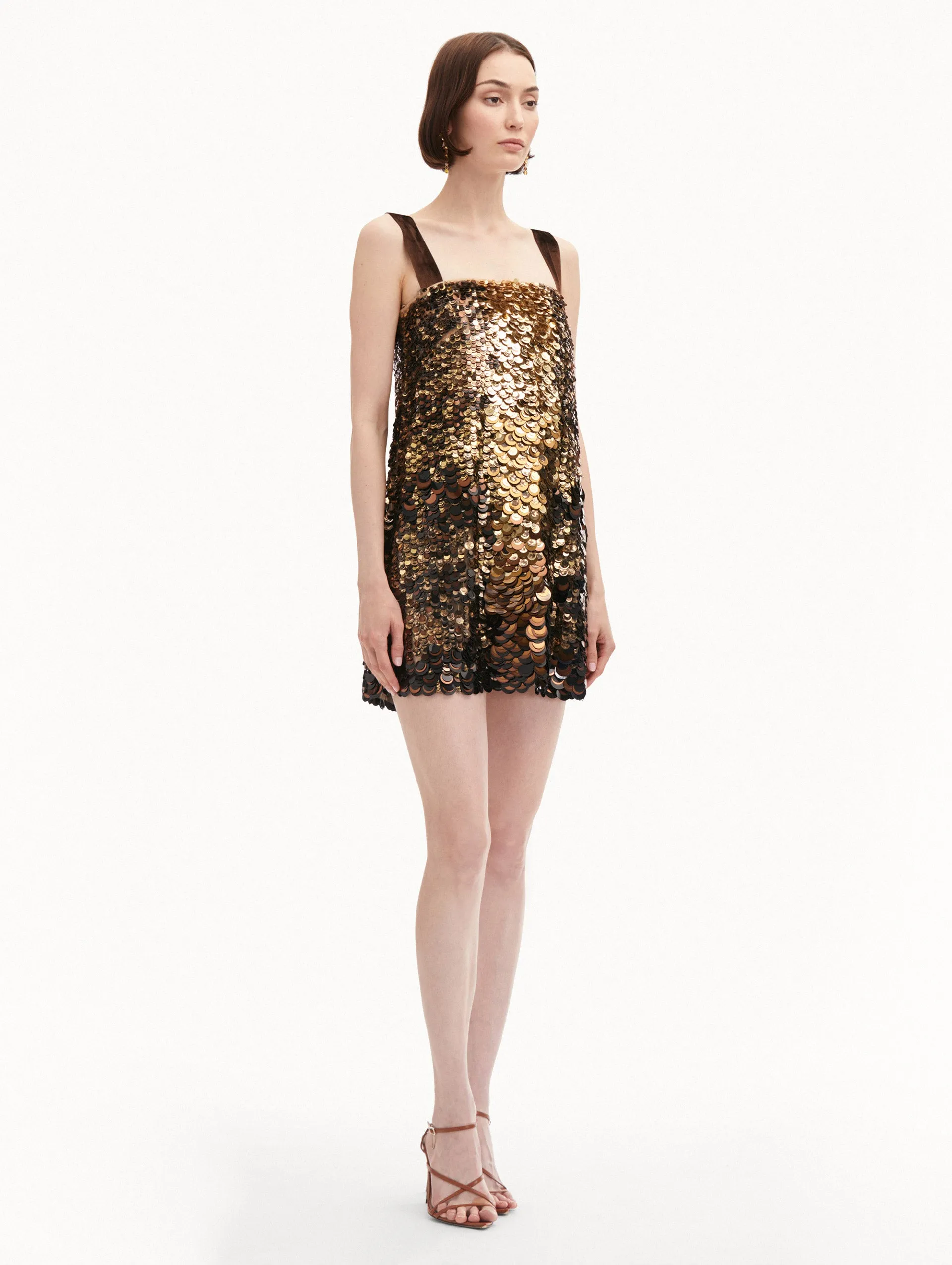 Ombre Paillette Cocktail Dress
