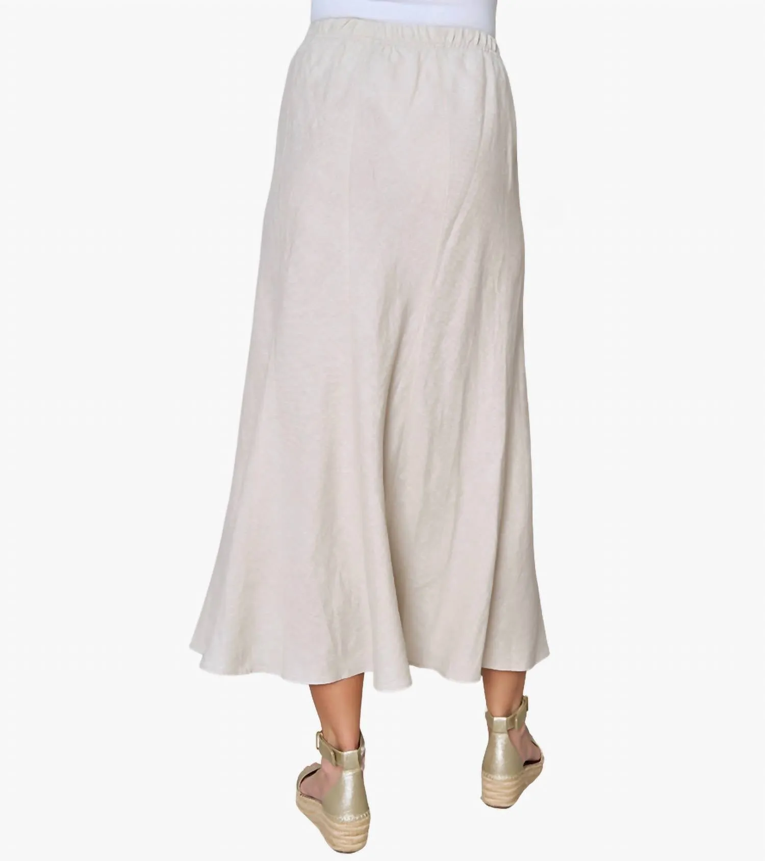 On The Move Skirt In Flax
