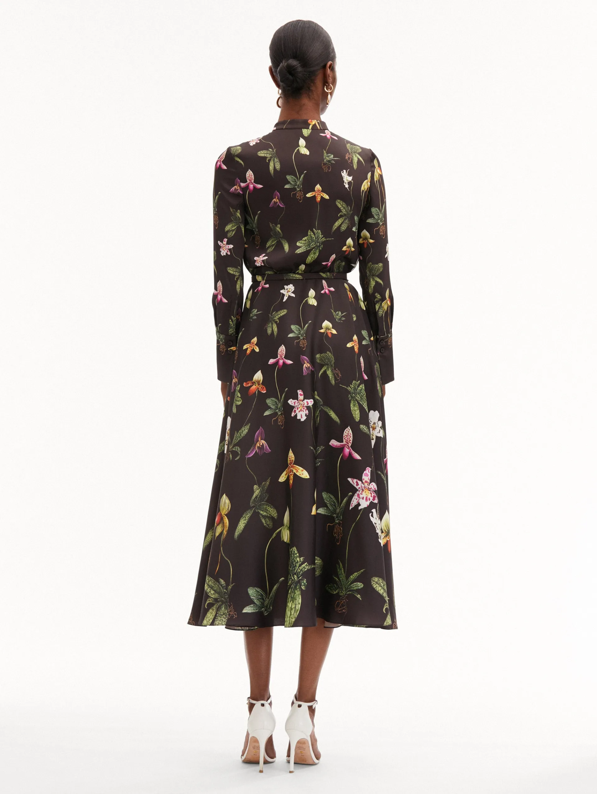 Orchid Silk Twill Dress