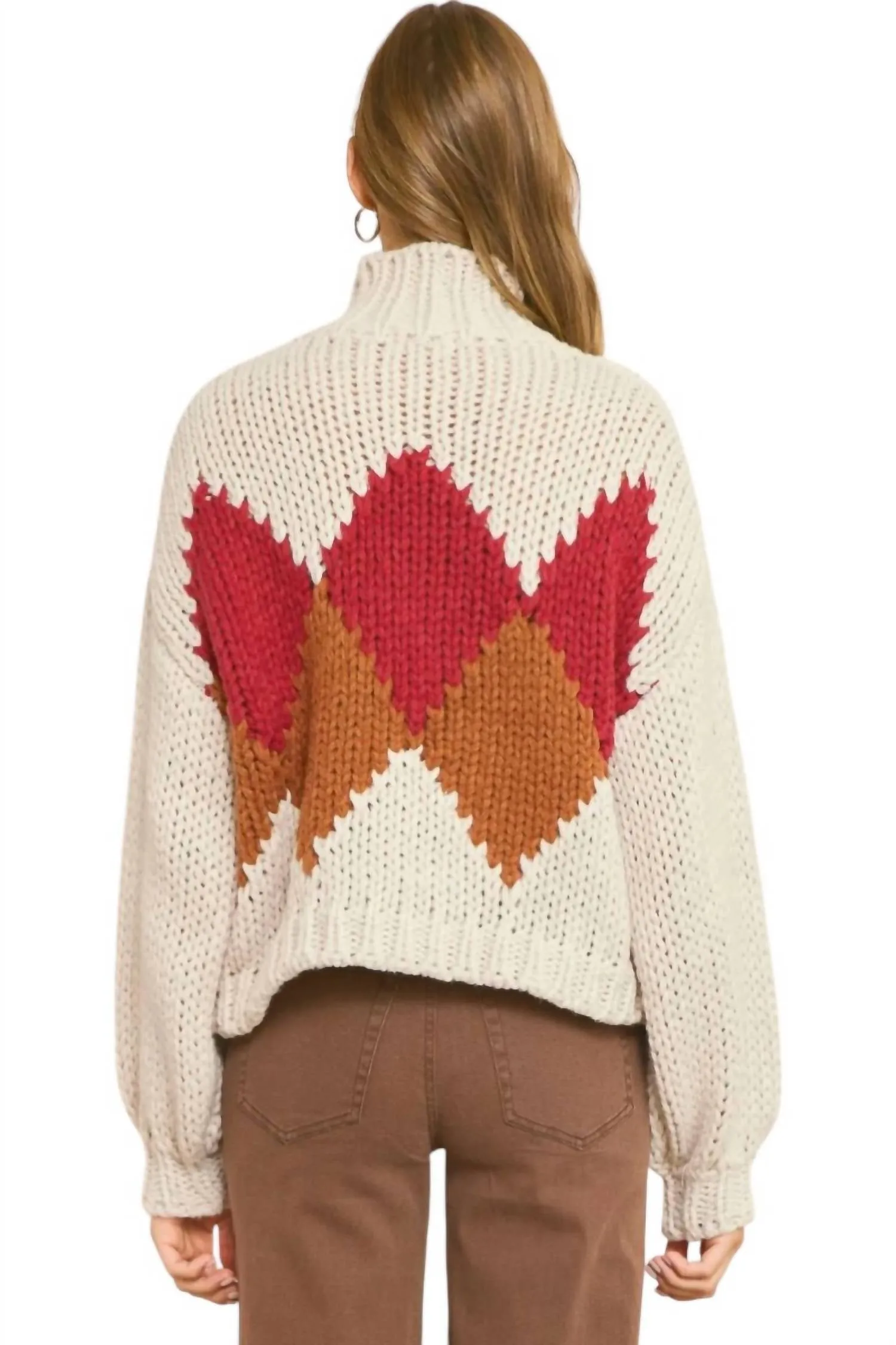 Perfect Fall Sweater In Multi-Colored