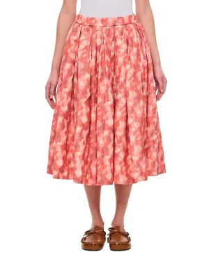 Pink Double Rideau Ikat Skirt