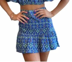 Printed Skirt In Blue